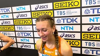 Femke Bol explains her fall at end of 2023 Worlds mixed relay