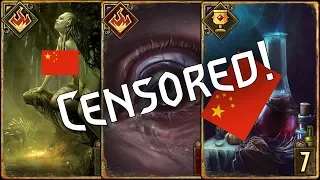 Gwent Cards That Were Censored