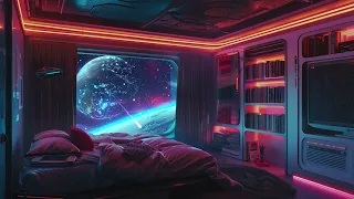 Cosmic Sleep Pod | White and Grey Noise | Serene Atmosphere of Deep Space Travel