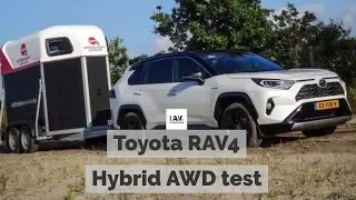 De RAV4 Hybrid AWD als trekauto + AWD test