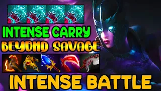 INTENSE CARRY PHANTOM ASSASSIN - BEYOND SAVAGE - FULL TEAM FIGHT - DOTA 2 GAMEPLAY