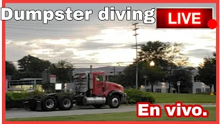 Vamos A Dumpster Diving en vivo. 🧐