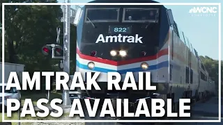 Amtrak rail pass available now for $299