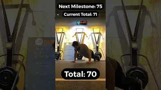 Day 15 Of Trying To Do 200 Push Ups In A Row — A challenge within a challenge #shorts