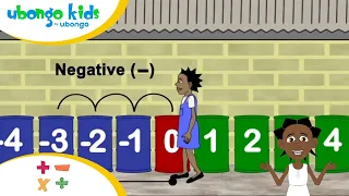 Positive and Negative Numbers! | At School with Ubongo Kids | African Educational Cartoons