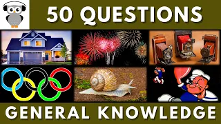 General Knowledge Quiz Trivia #36 | House, Fireworks, Photograph, Olympic Games, Snail Feet, Popeye
