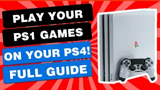 How To Play PS1 Games On PS4 Jailbreak 7.02 Or Lower