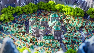[Minecraft Timelapse] Caralis by Varuna | 4K 60 FPS
