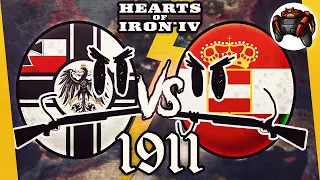 DEUTSCHLAND VS ÖSTERREICH-UNGARN 1911 | Hearts of Iron 4 Was Wäre Wenn Staffel 2 Folge 1