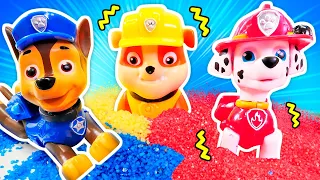 Paw Patrol auf Deutsch. Spielzeug Video. 2 Folgen am Stück