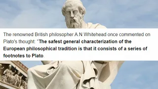 Philosophy is Plato