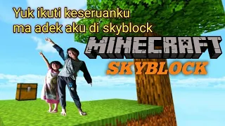 100 hari di skyblock hanya di Minecraft// Part-1