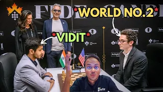When you have the world no.2 by the throat | Vidit vs Caruana | FIDE Candidates 2024