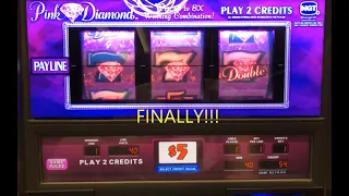 CLASSIC OLD SCHOOL HIGH LIMIT SLOTS: DOUBLE GOLD + PINK DIAMOND SLOT PLAY! FINALLY!!!