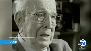 John Wooden commemorative postage stamp issued at UCLA ceremony