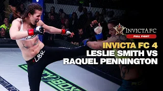 Full Fight | Leslie Smith SLUGS IT OUT with Raquel Pennington | Invicta FC 4