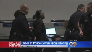 Chaos At Police Commission Meeting