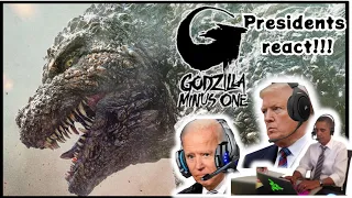 US Presidents React To Godzilla Minus One I OFFICIAL 2ND TRAILER