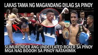 WBO CHAMPION AT UNDEFEATED NAGSURENDER SA PINOY! KABABAYANG NAGSISIGAW NAPATAHIMIK NALANG