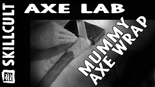 Axe Lab, Mummy Axe Handle Wrap, Muslin, Cheese, Lime and Borax