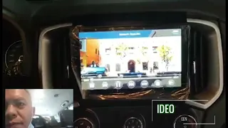Installed Android Head Monitor for Chevrolet TRAILBLAIZER