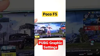 POCO F5 PUBG Graphics Settings Snapdragon 7+Gen2 #pocof5 🔥🔥🤩