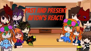 Past and Present Afton’s React to my Videos || Afton || FNAF || Check Description