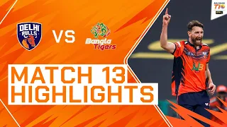 2023 Abu Dhabi T10, Match 13 Highlights: Delhi Bulls vs Bangla Tigers | Season 7