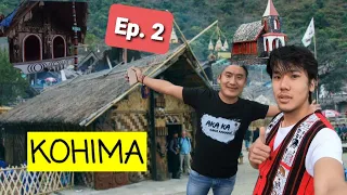 Ep.2 KISAMA NAGA Heritage Village, KOHIMA with Nagaland's MOST FAMOUS Youtuber, Jamir Vlogs🔥Lenzing