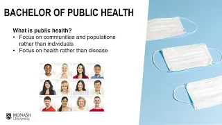 Explore public health and health sciences at Monash