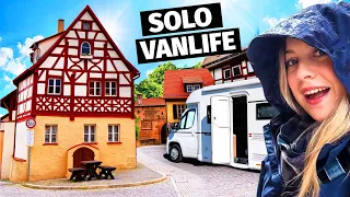 A DAY IN THE LIFE of SOLO FEMALE VANLIFE Germany 🇩🇪✨ |  BAVARIA is a fairytale