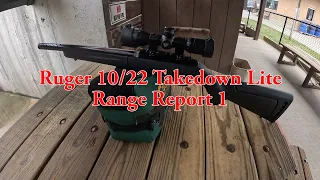 Ruger 10/22 Takedown Lite - Range Report 1