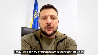 Address by Volodymyr Zelensky on the results of the 59th day of the war (2022) Ukraine news