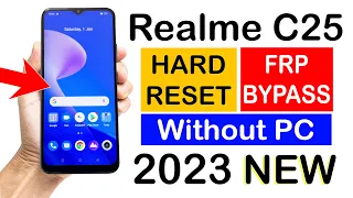 Realme C25 Screen Unlock & FRP Bypass (Without PC) | 2023 NEW METHOD