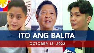 UNTV: Ito Ang Balita | October 13, 2022