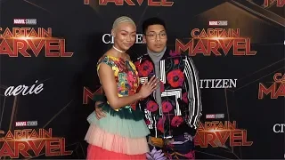 Tati Gabrielle, Chance Perdomo "Captain Marvel" World Premiere Red Carpet