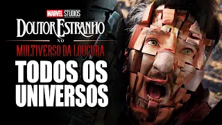 DOUTOR ESTRANHO 2 | TODOS os 23 UNIVERSOS DO FILME | MULTIVERSO DA LOUCURA