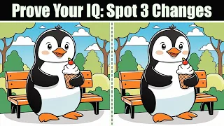 Spot The Difference : Prove Your IQ - Spot 3 Changes | Find The Difference #254