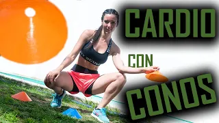 RUTINA DE CARDIO CON CONOS PARA QUEMAR CALORIAS EN 20 MINUTOS!