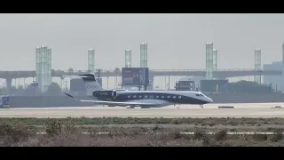 Gulfstream G700 Takeoff from LAX airport 🛫 plane spotting