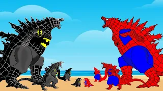 Evolution Of SPIDER GODZILLA vs Evolution of BATMAN GODZILLA : Who Is The King Of Monsters?
