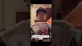 Lil baby flexing 15 dollars 💀