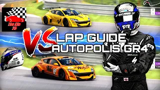 GT Sport: Detailed Autopolis Gr4 Lap Guide and Lap Analysis Kie25 vs Doughtinator