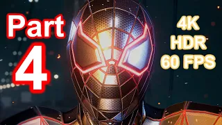 Spider-Man: Miles Morales Part 5 - 4K 60FPS HDR Raytracing - New Game + (PlayStation 5)