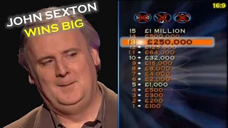 Wwtbam Moment | Wwtbam UK 19-02-2001 (16:9) | John Sexton wins Big