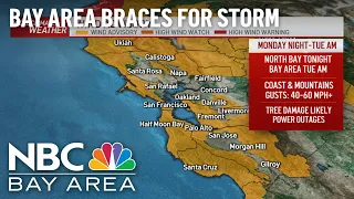 Bay Area Storm to Bring Gusty Winds, More Rain