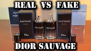 💰💵REAL💵💰 Dior Sauvage VS.  🤬FAKE🤬Dior Sauvage. HOW TO SPOT A FAKE!! NEW 2020 DECEMBER!!