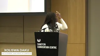 Revitalizations of small towns by Xoliswa Daku at the RED Summit Sub-Saharan Africa 2019