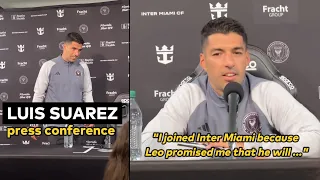 Luis Suarez first press conference with Inter Miami with English subtitle