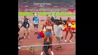 Historico Yulimar Rojas Record Mundial y Oro Olimpico mejores videos de su medalla olimpica